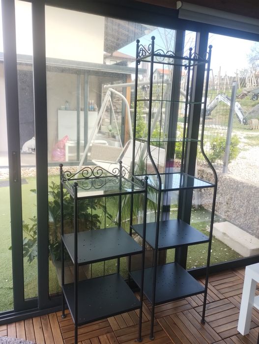 Комплект етажерки и огледало от Икеа