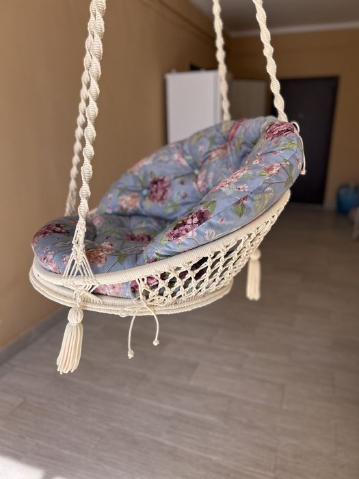 Качеля подвесная. Макраме. Ручная работа.