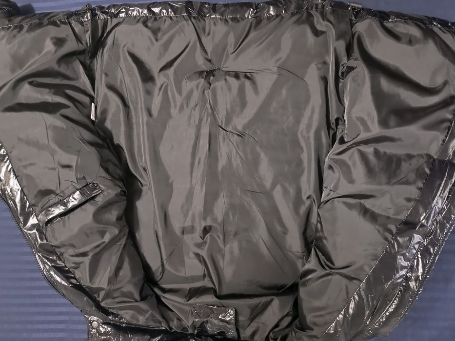 Puffer jacket Red sevens lucioasă