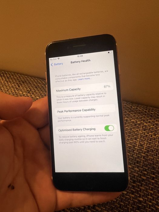 iPhone 7 Gold 128GB – Baterie 87%