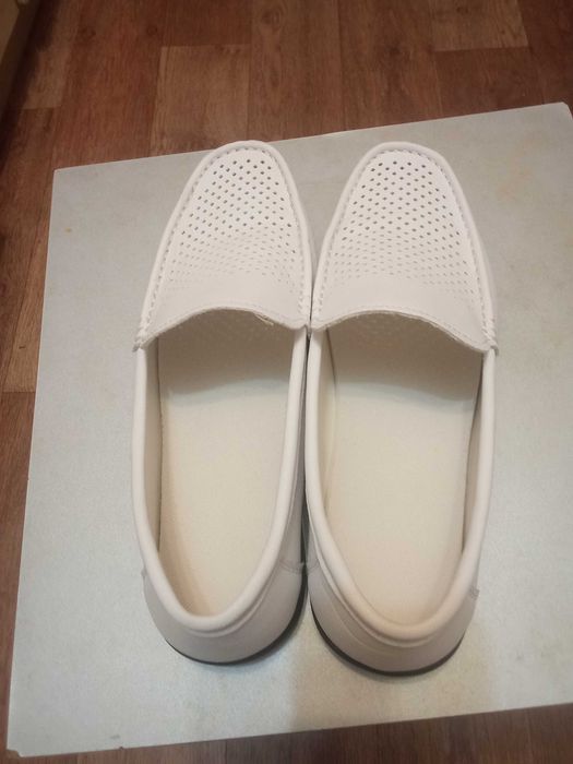Туфли летние белые