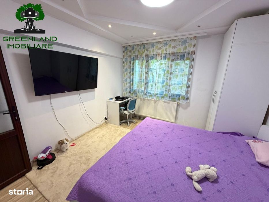 Apartament 3 camere, renovat si MOBILAT, parter, FARA RISC, Podu Ros