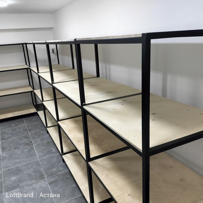 Изготовление стеллажей для склада. Лофт