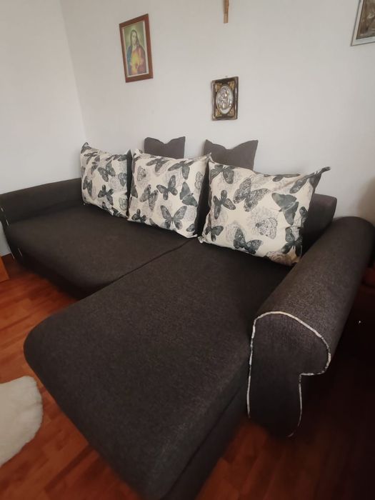 Vand canapea /colțar extensibil cu 2 lazi.