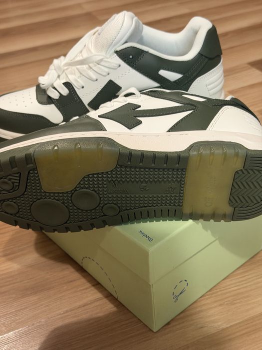 Off White Dark Green Shoes Обувки OFF WHITE от кожа