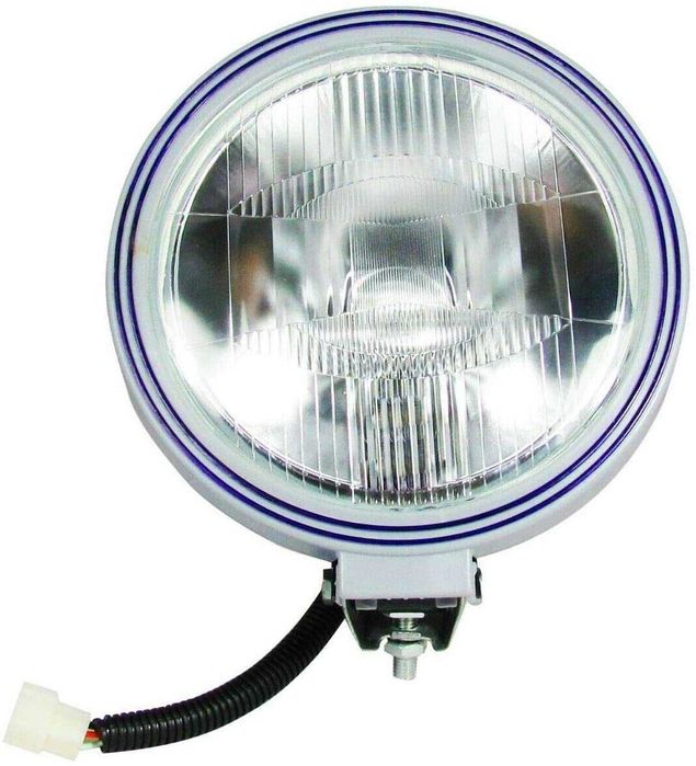 Универсален халоген фар с габарит  - 12V H1 + 12V 5W 501/507 23см