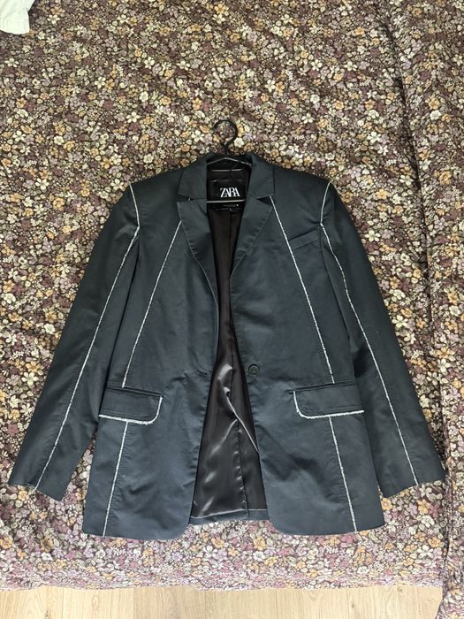 Сиво сако ZARA блейзър