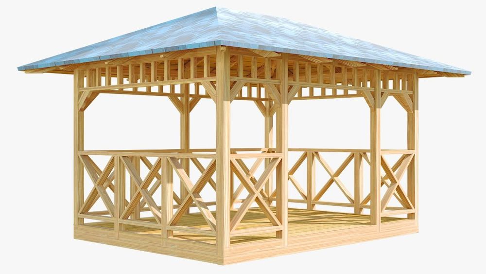 Беседки из дерева на заказ