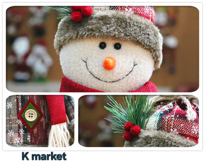 Новогодний кукла снеговик