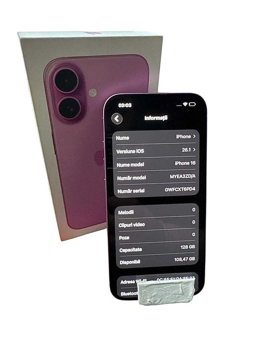 Iphone 16 128Gb Pink / Amanet Cashbook Colentina