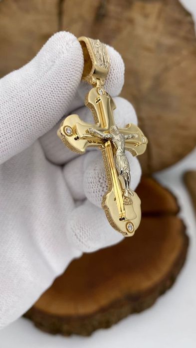 Золотой Крест с Иконами Эксклюзив