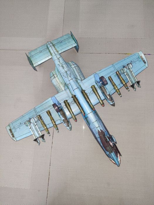 Macheta avion din carton A-10 Thunderbolt ll