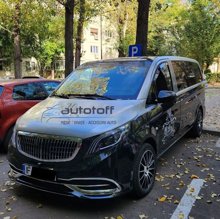 Pachet exterior compatibil VITO V-Class W447 + CAPOTA (2020+)