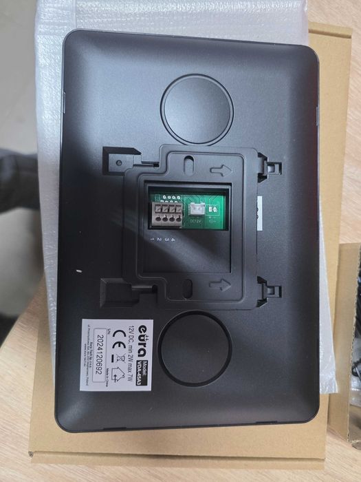 Videointerfon Eura VDP-45A3 Alpha, Negru, 7"