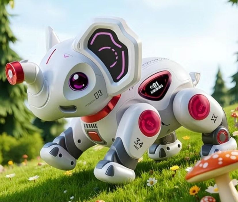 Интерактивный слоник робот на пульте управления, интерактивная игрушка