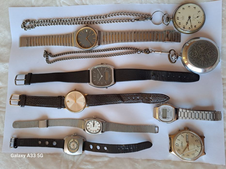 Стари ръчни и джобни часовници