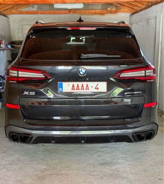 Стикери Двойни Накрайници Ауспух BMW БМВ X5 G05 / X7 G07 – Черен Гланц НАЛИЧНИ НА СКЛАД!!