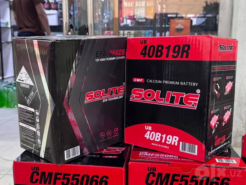 Akkumlyator Solite made in korea 1yil kafolat