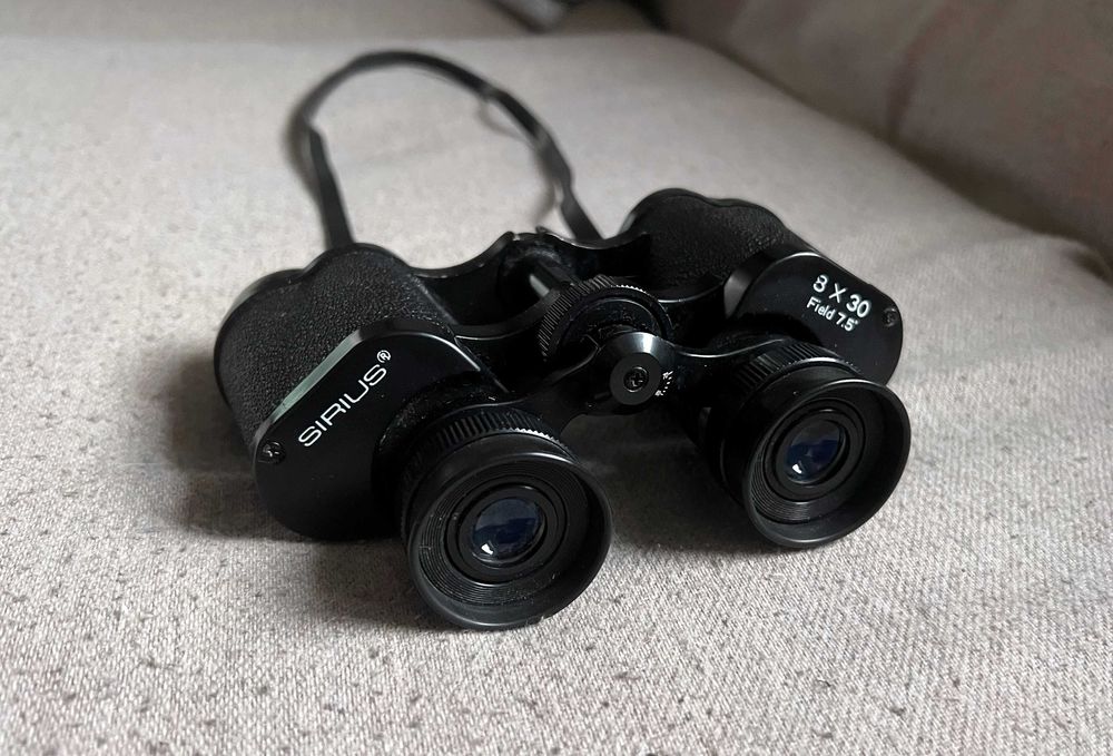 Binoclu Sirius acoperire completa optic 8x30 7,5 grade japonez anii 70