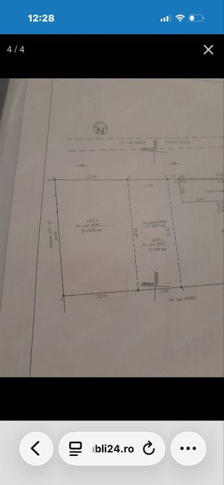 Teren intravilan 1020mp becicherecu mic