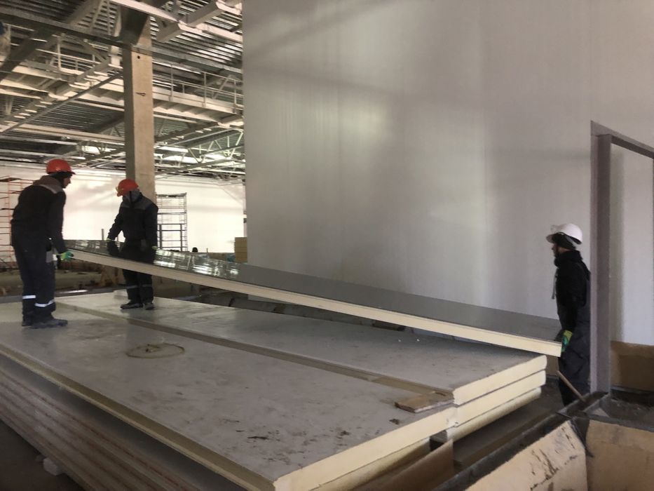 Монтаж Сэндвич панелей