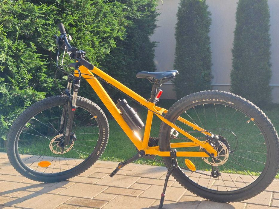 Bicicletă MTB 26" 9-12 ANI EXPL 900 GALBEN COPII