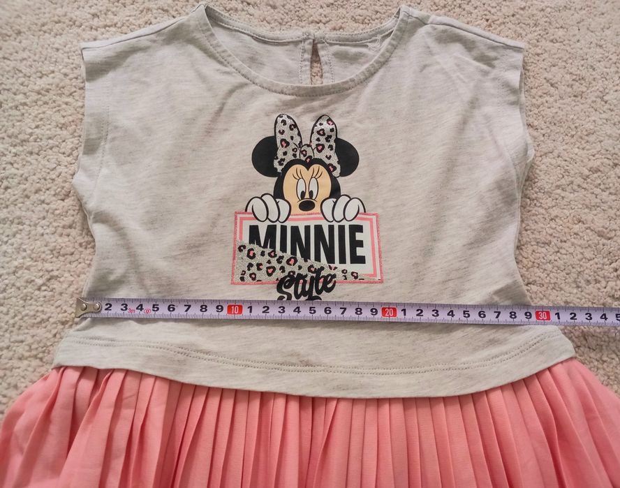 Детска рокля с Мини Маус, размер 110/58А, 4-5 г