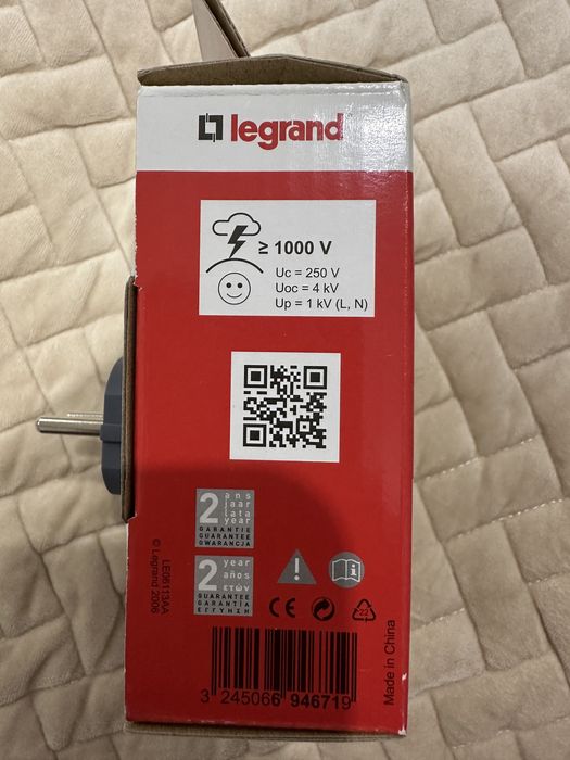 Розетка со встроенной защитой