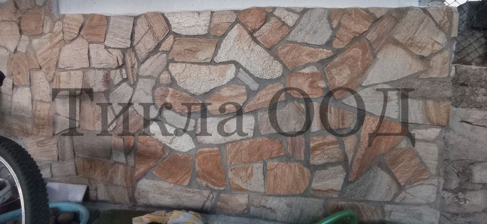 Облицовка от естествен камък- гнайс