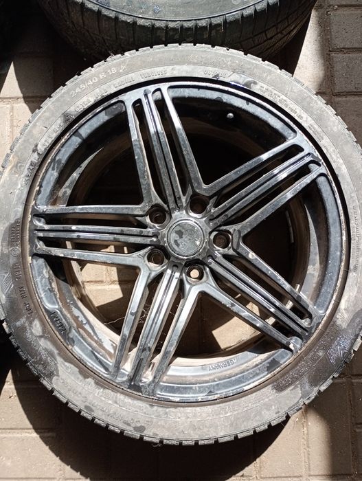 Jante BMW r18 5x120 cu anvelope de iarna