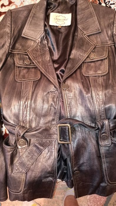 Geaca piele naturala fina