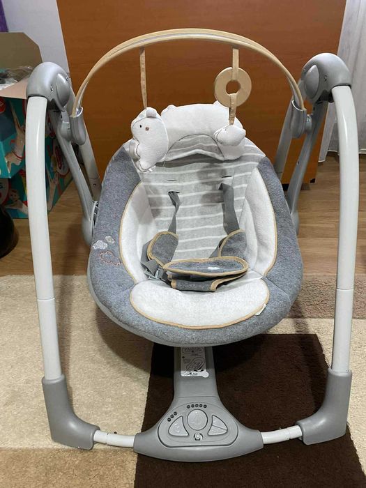 Ingenuity - Leagan portabil Swing 'n Go Portable Swing™ - Bella Teddy