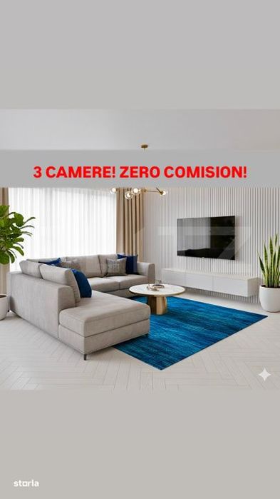 SUPER PRET!Apartament cu 3 camere + balcon, 1 loc de parcare, TVA INCL