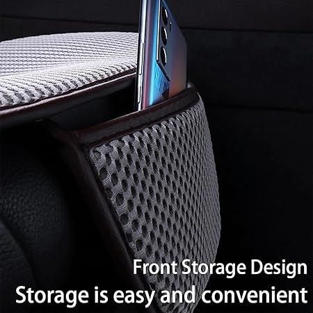 Калъф за автомобилна седалка Дишаща Сива Протекторна подложка 3в1