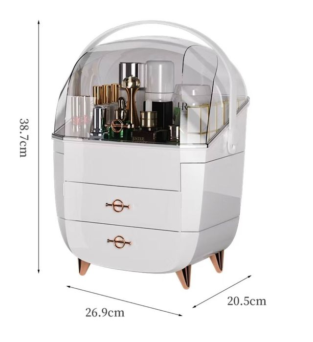 Органайзер для косметики “Luxury Dome Box” – с защитной крышкой