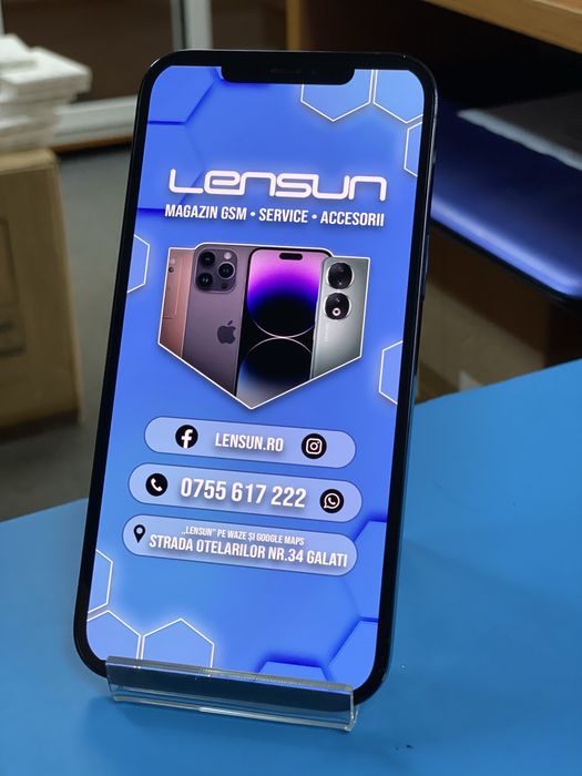 Apple iPhone 12 Pro Max 128GB, Garantie 12 luni | Lensun