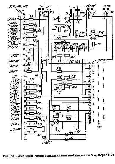 Советский Мультиметр Ц43104