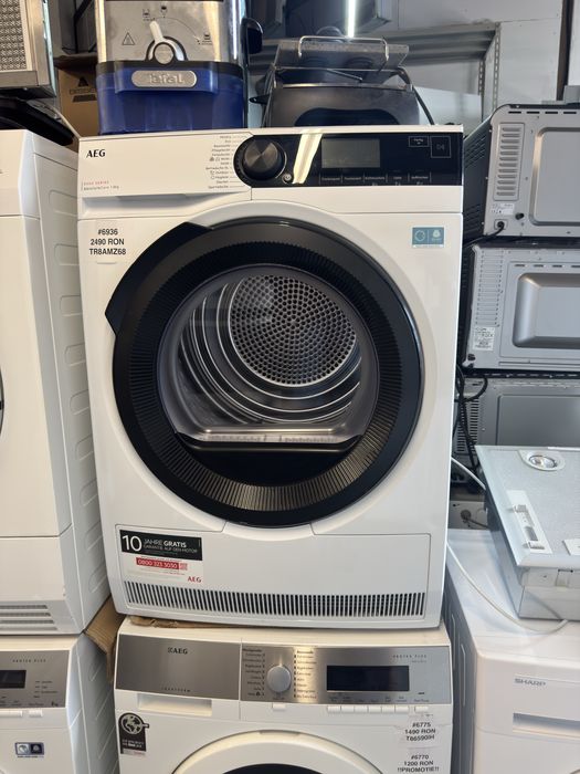 Uscător de rufe cu pompă de căldură AEG TR8AMZ68