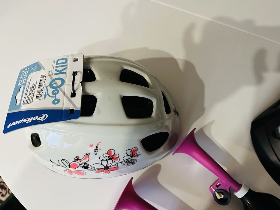 Детска каска за велосипед + тромби