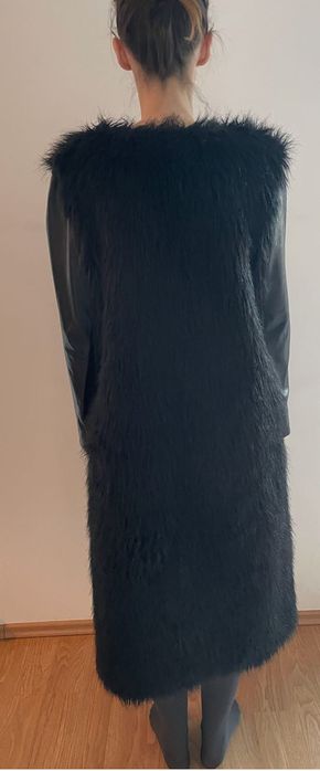 OFERTA! Haina de blana si piele ecologica Irina Marinescu