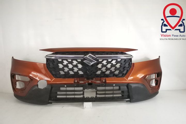 Предна броня Оригинал Със Сензори Централна Решетка Престилка И Емблем