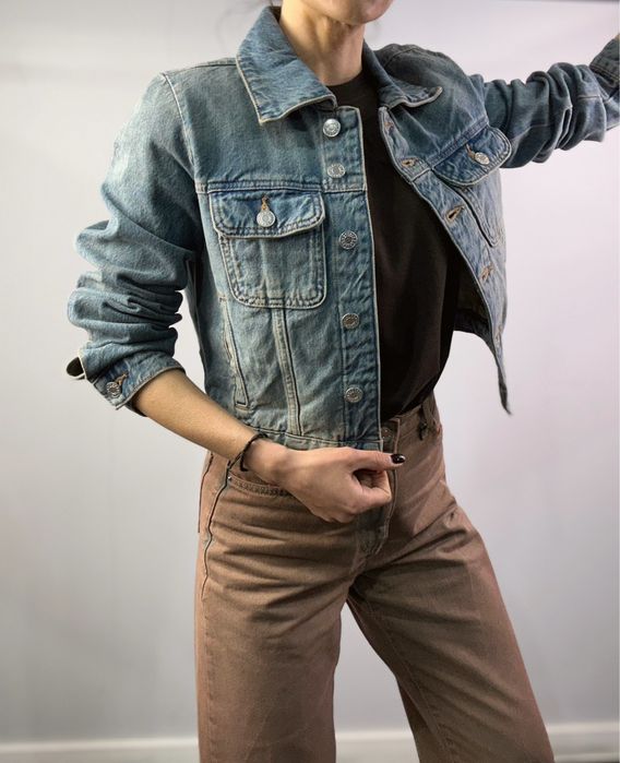 MANGO дамско късо дънково яке 2 модела