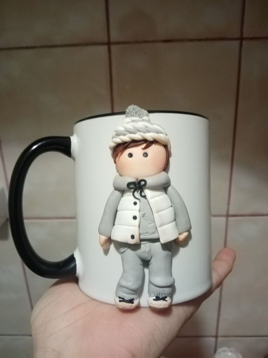 Căni personalizate din Fimo