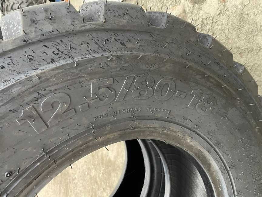 Cauciucuri noi 12.5/80-18 cu 14 pliuri pentru buldo marca OZKA