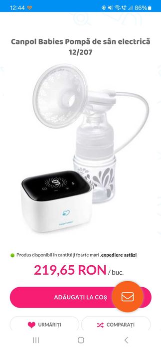 Pompa de san electrica Campol Easy & natural