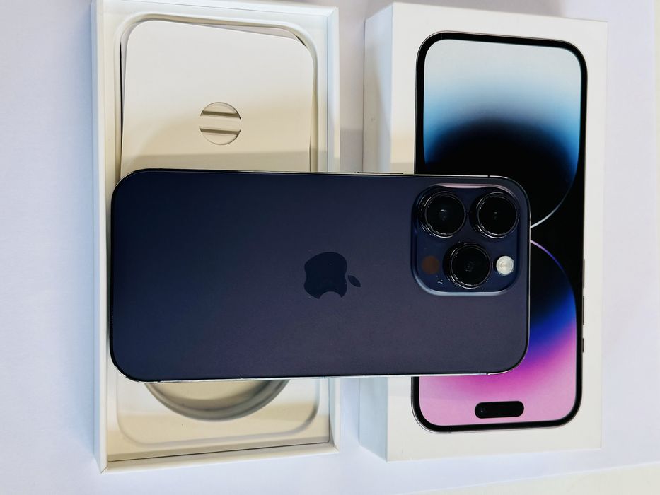 iPhone 14 pro deep purple 85% battery health