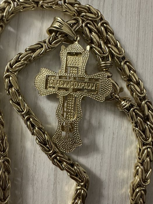 Lant de aur 14 k 65 cm 112 g NOU