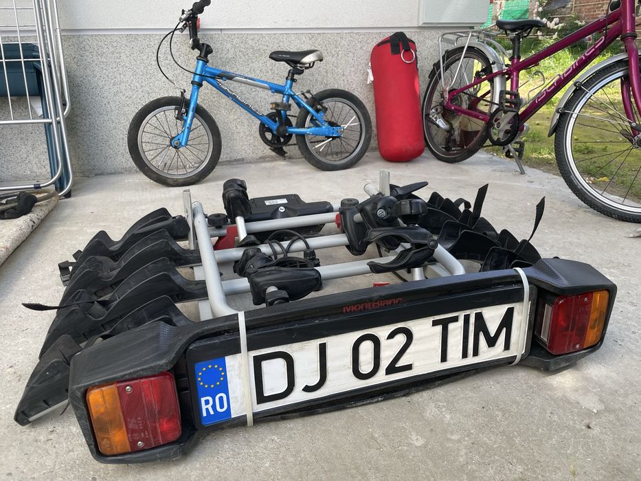 Suport carlig pentru 4 biciclete, Mont Blanc
