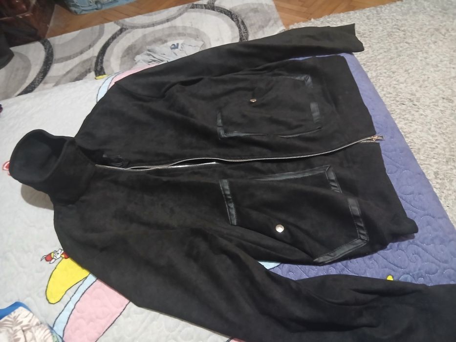Vand geaca Primavara-Toamna imitatie piele intoarsa