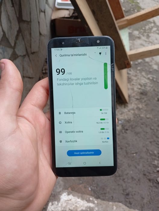 Samsung j6+ zur holatda